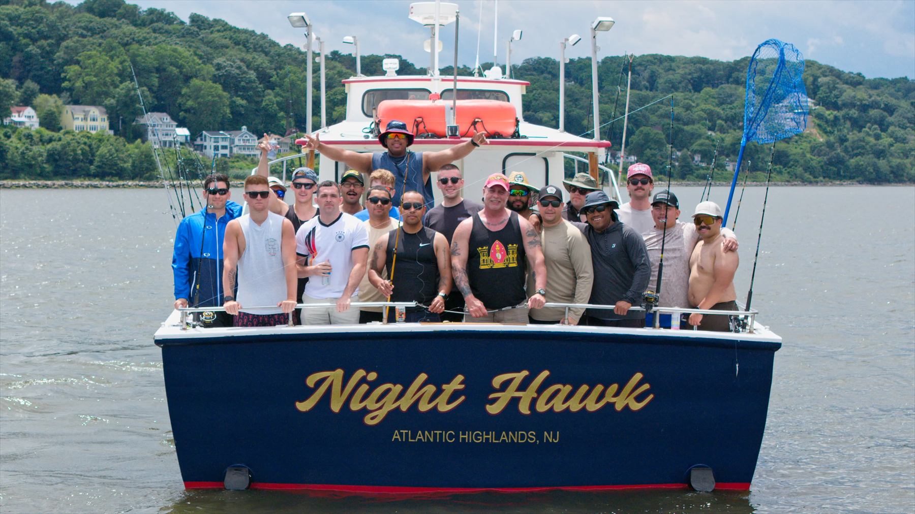 A group on the Nighthawk bow