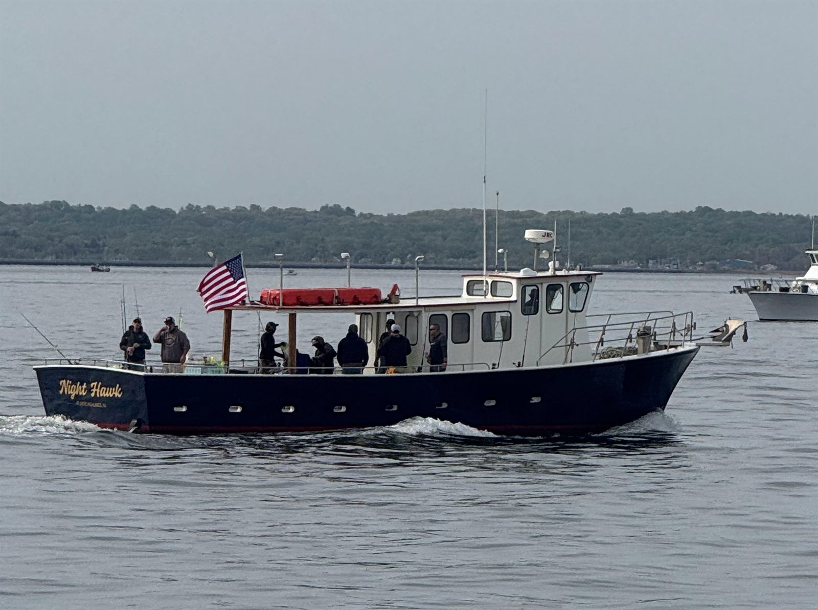 The Nighthawk with anglers aboard